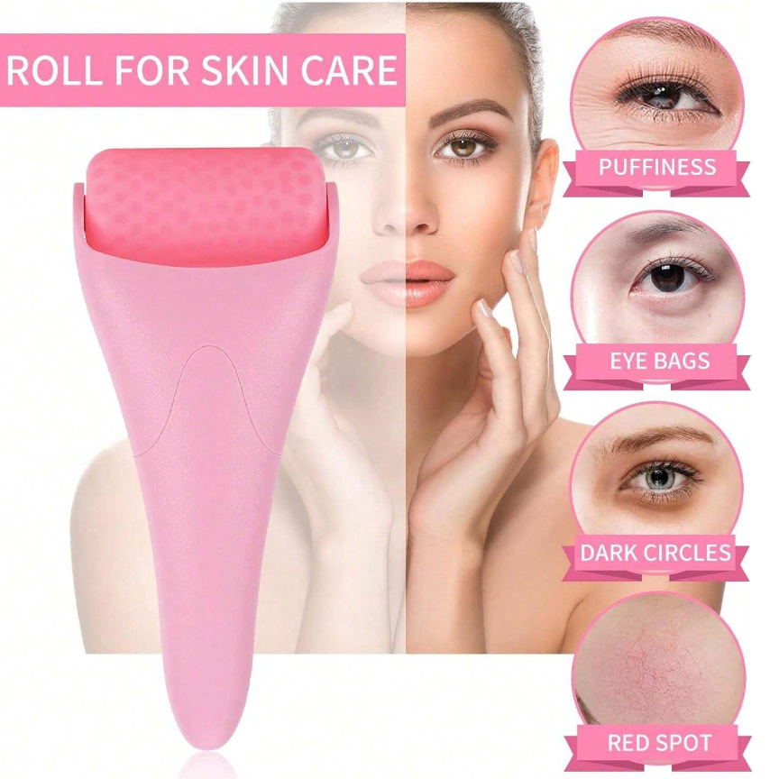 Ice Roller for Face,Eyes,Therapeutic Cooling to Tighten Brighten Complexion and Reduce Wrinkles,Massager Under Eye Puffiness