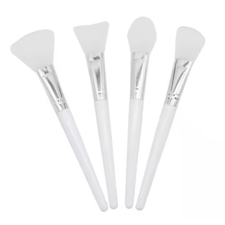 High Quality White Facial Beauty Tools Application Cosmetic Makeup Face Silicone Masking Brush