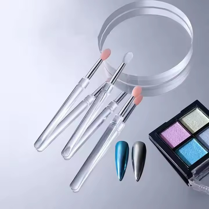 Silicone Lip Brush With Cover Soft Lip Balm Applicator Lipstick Lip gloss Makeup Brushes Art nail brush