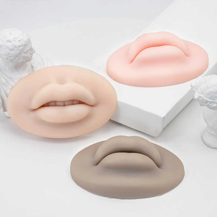  5D Lip Practice Skin Silicone Practice Skin Permanent Makeup Practice Model Widely Used For Academy Or Permanent Makeup School