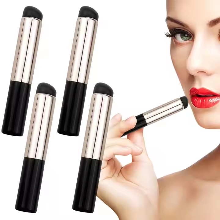 Silicone Lip Brush for Lip Coloring Easy to Use & Hygiene  Korean Lip Brush with Portability