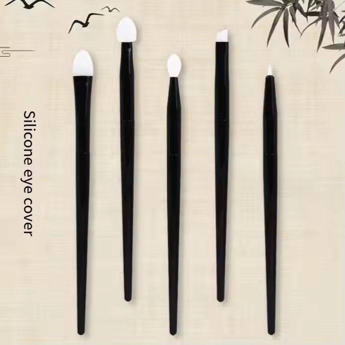 Single Silicone Eye Shadow Brush Lip Brush Own Brand New Silicone Makeup Brush